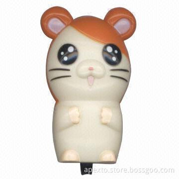 Lovely Cat USB Flash Disk with Plug-and-play Function and >1,000,000 Times Data Encryption